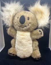 Vintage 1987 Dakin KOALA HAND PUPPET Plush 12  Stuffed Animal Puppet