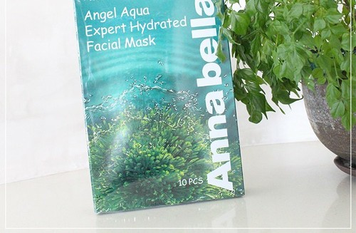 Thailand Annabella Angel Aqua Expert Hydrated Facial Mask Box of 10pcs #usau - Picture 2 of 2