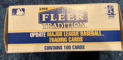   1998 Fleer Tradition MLB Baseball Update Factory Sealed 100 Card Set Hofers 