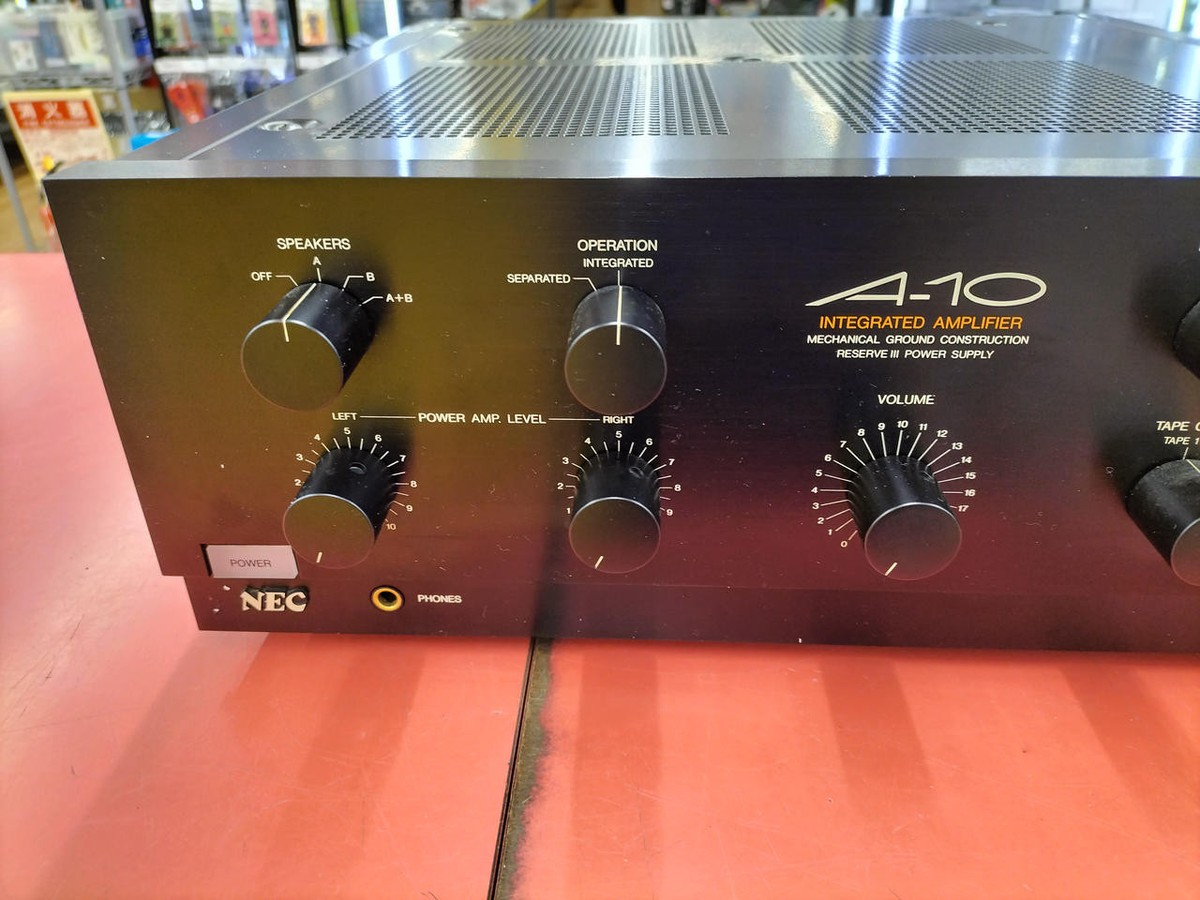 NEC ステレオアンプ A-10 TYPE IV プリメインアンプ TYPE4 NEC A10 TypeⅣ・名作映画・洋楽名盤ガイド