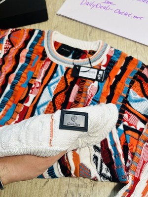   Brandneuer Carlo Colucci Strickpullover Pullover Sweater Coogi Style