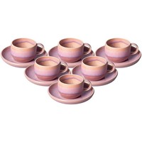 Like. By Villeroy&Boch Perlemor Coral Kaffeetasse Mit Untertasse 190 Ml 6Er Set