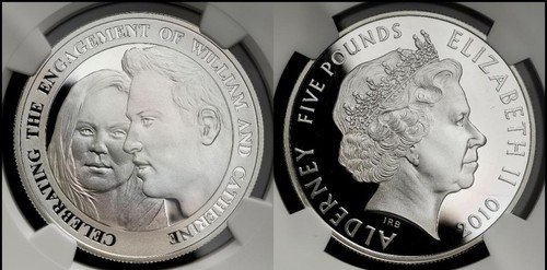 Semi-Best Appraisal NGC-PF69 2010 Alderney Prince William Engagement with Box - Picture 6 of 15