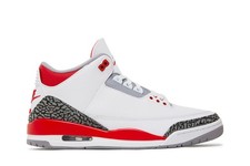 fire red 3s size 9