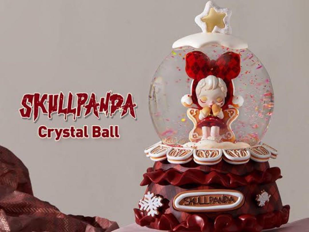 スカルパンダ　クリスタルボール Skull Panda Crystal Ball Limited Edition Pop Mart | eBay