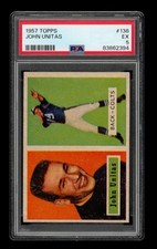 1957 Topps Set-Break #138 John Unitas PSA 5 EX