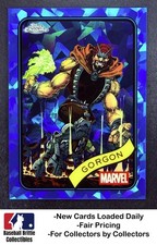 2025 Topps Chrome Sapphire Edition Marvel #195 Gorgon Inhumans