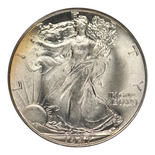 1947 Walking Liberty Half Dollar PCGS MS-66