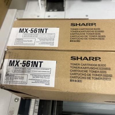 Sharp MX-561NT Black Toner Cartridge New lot of 3