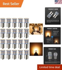 1156 1141 1003 7506 BA15S LED Bulbs /Yellow 20-Packs, Super Bright 3014 50-SM...
