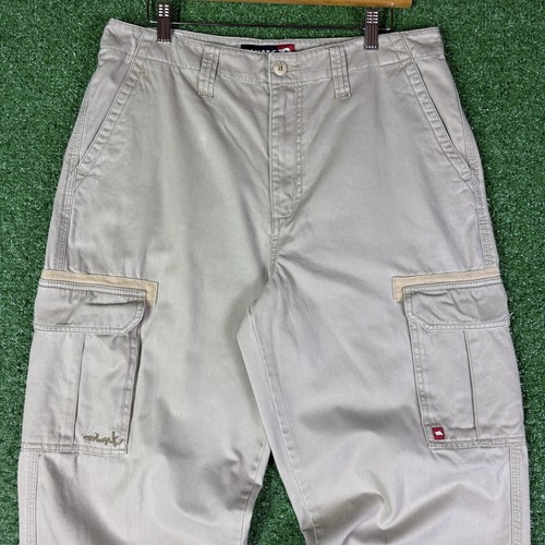 Vintage 2000s Tony Hawk Khaki Baggy Skater Grunge Cargo Pants Y2K Men's 32x30, $39.99 - Photo 2