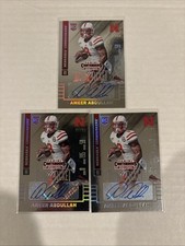 AMEER ABDULLAH 2015 CONTENDERS DRAFT AUTOGRAPHED BOWL TICKET #/99 RC LOT OF 3.