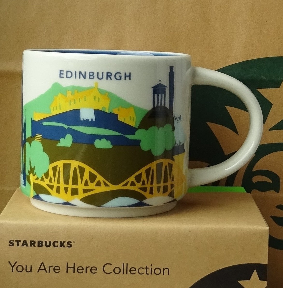 Starbucks You Are Here Edinburgh City Mug 14oz