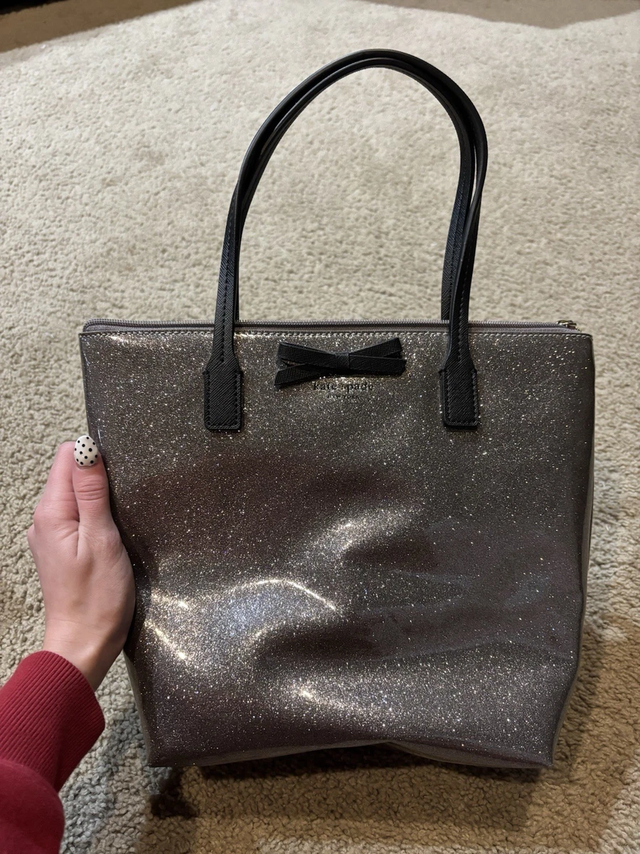 kate spade new york Glitter Tote Medium Bags & Handbags for Women