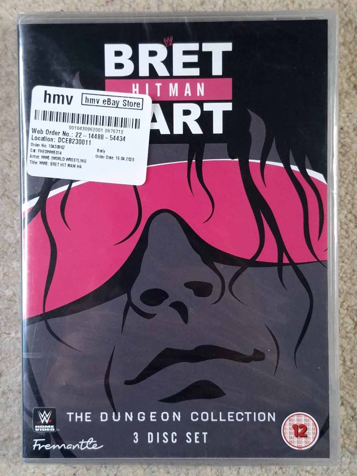 WWE: Bret Hitman Hart - The Dungeon Collection [12] DVD Box Set - New & Sealed
