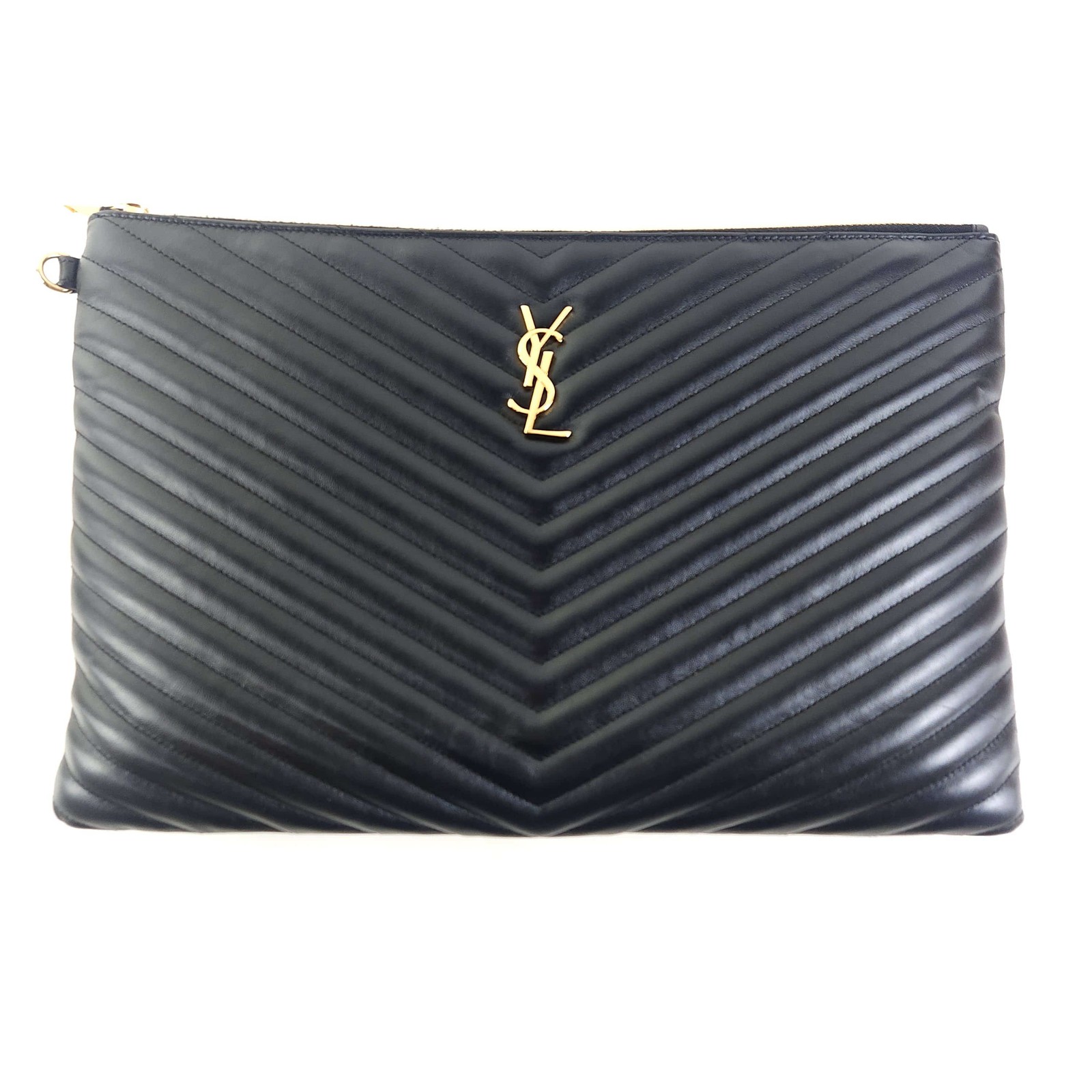 Saint Laurent Monogram Pattern Mat Document Holde… - image 1