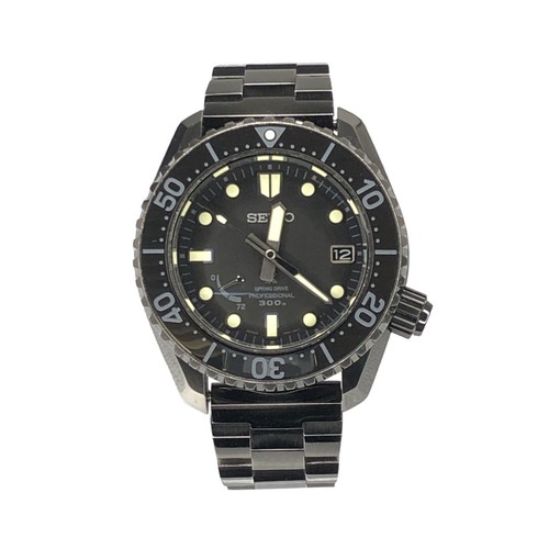 Seiko Prospex LX SBDB021 Spring Drive Men's Watch Used 5R65-0AN0 Black