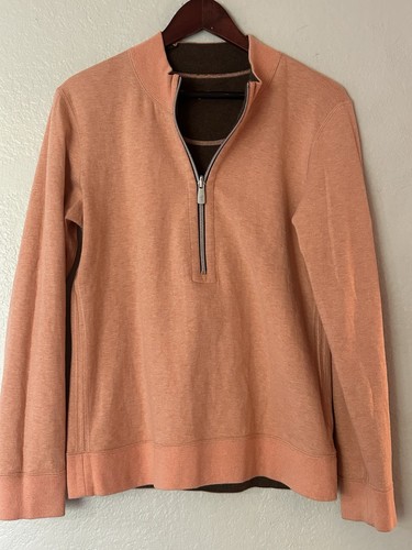 Tommy Bahama 1/4 Zip Pullover Sweater REVERSIBLE Flipside Women’s Size Small - Picture 9 of 13