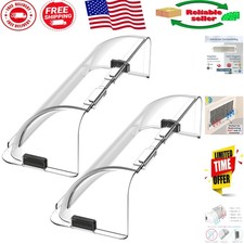 Adjustable Air Vent Deflectors 2-Pack - 8.5" to 15" Fit for Any Room