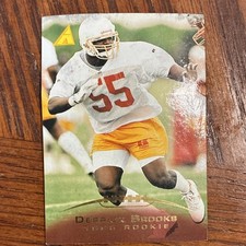 Pinnacle 1995 Rookie Derrick Brooks #226 Tampa Bay Buccaneers NFL Football Card. rookie card picture