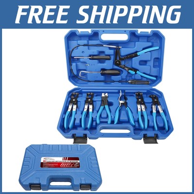 9pc Hose Clamp Pliers Set - Professional Automotive Tools