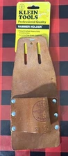 RARE VINTAGE KLEIN TOOLS BELT LEATHER HAMMER HOLDER DISCONTINUED 5457 NOS NEW