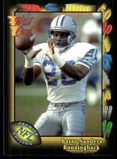 Barry Sanders 1991 Wild Card #89 Lions FREE SHIPPING StackedPacks