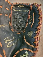 RAWLINGS Black Deep Well Pocket Baseball Mitt Glove  LHT - 1st Base - CHA FB