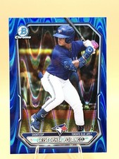 2026 Bowman Chrome Christopher Polanco #BCP-34 Blue Wave  Refractor /150