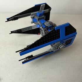 LEGO Star Wars 6206 TIE Interceptor Set TIE Pilot 100% Complete No Box