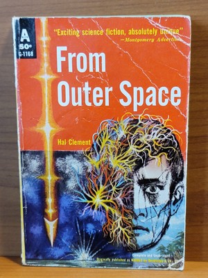 From Outer Space by Hal Clement Avon 1957 G-1168 Good Condition