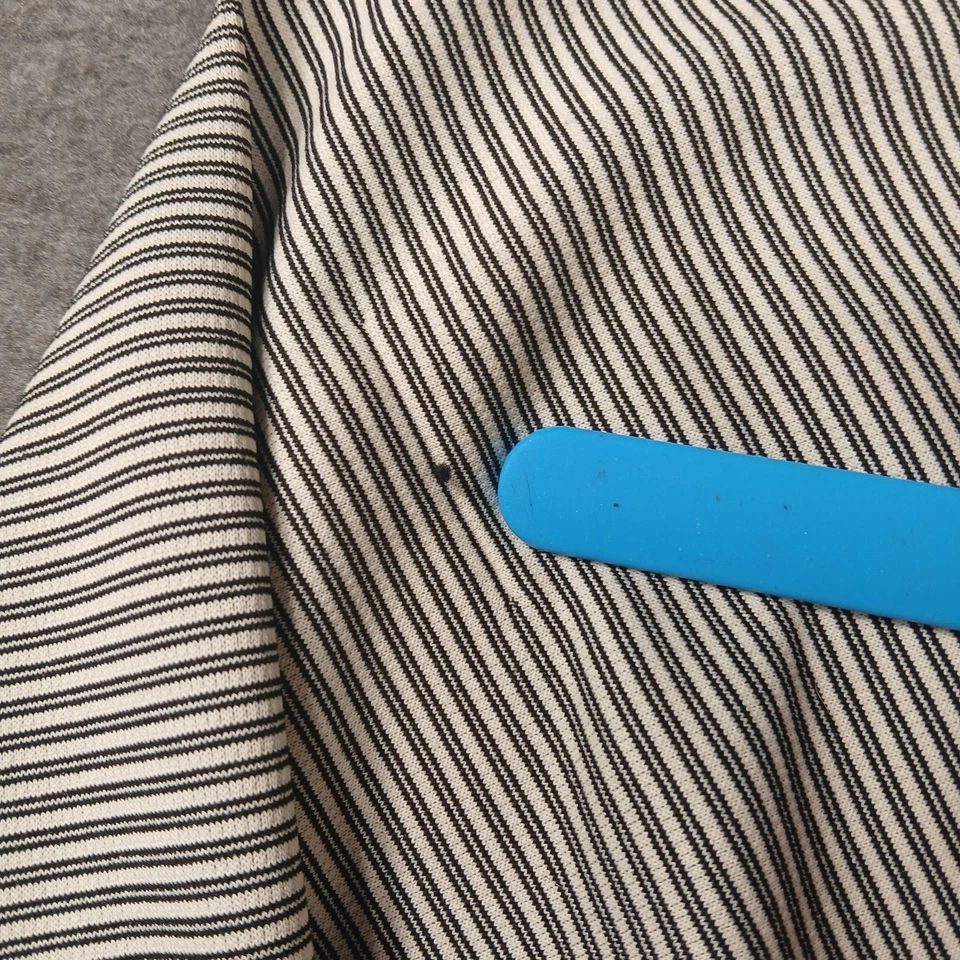 Polo de golf Champion's Tour para hombre talla XXL negro blanco a rayas manga larga Foto 4 de 4