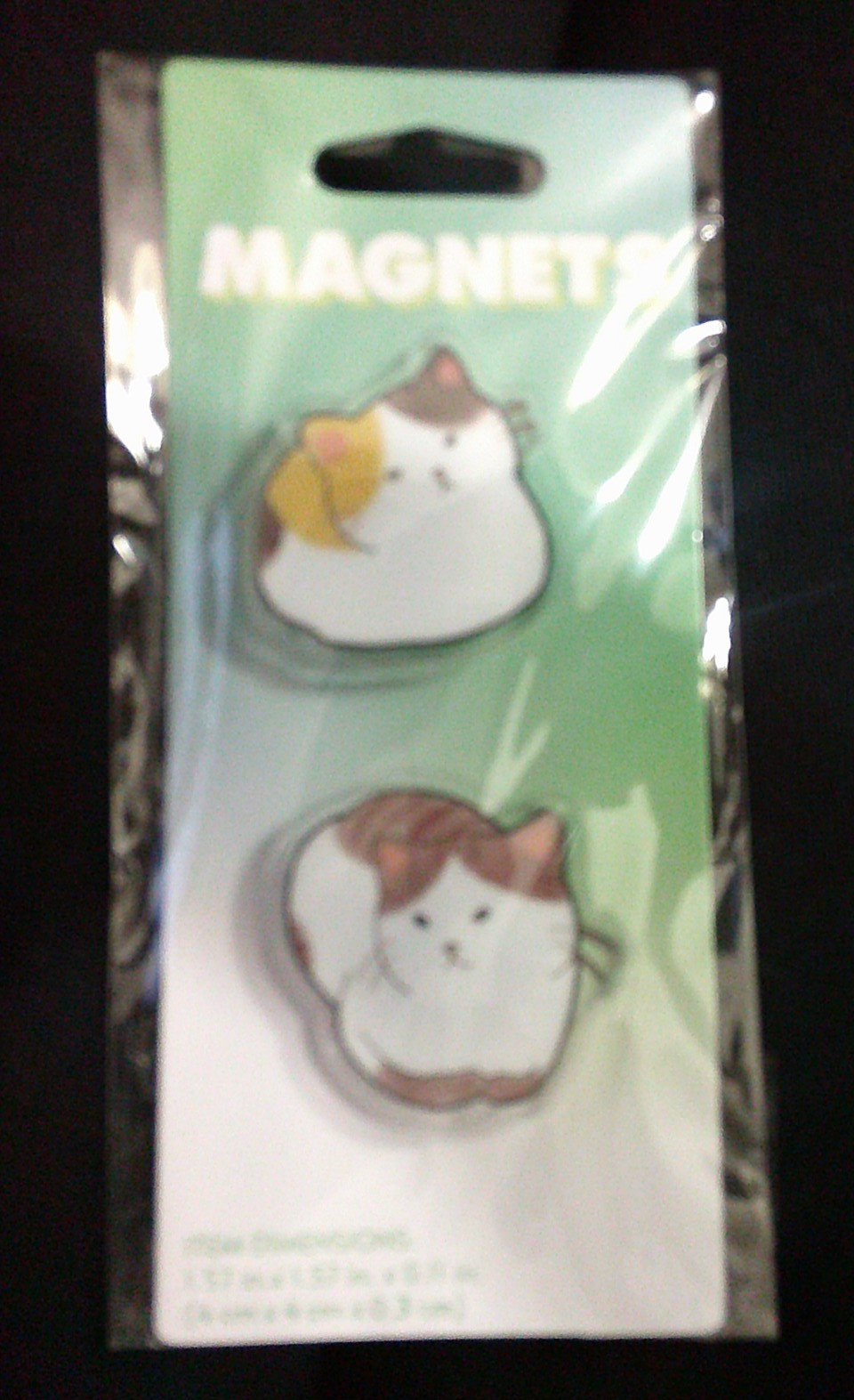 NEW 2 pack of magnets CATS KITTENS