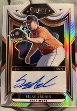 2025 Panini Select Baseball Silas Ardoin Signature Selections Silver Prizm