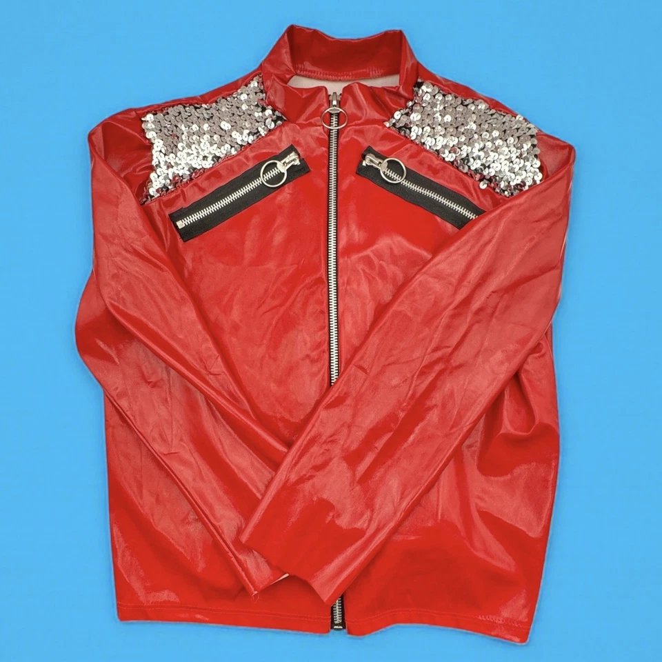 MICHAEL JACKSON BEAT IT красный куртка мальчиков костюм для Хэллоуина детей большой? - Изображение 3 из 4