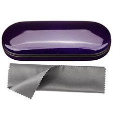 Hard Shell Eyeglass Cases, Lightweight Portable Glasses Case for B-purple