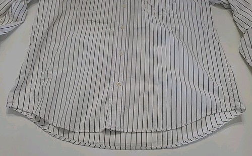 Warner Bros Embroidered Loney Tunes Classic Pin Striped Button Down Vintage L - Picture 7 of 24