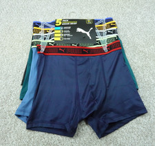 Puma Underwear Boys Extra Large 16-18 Boxer Briefs Performance 5 Pairs