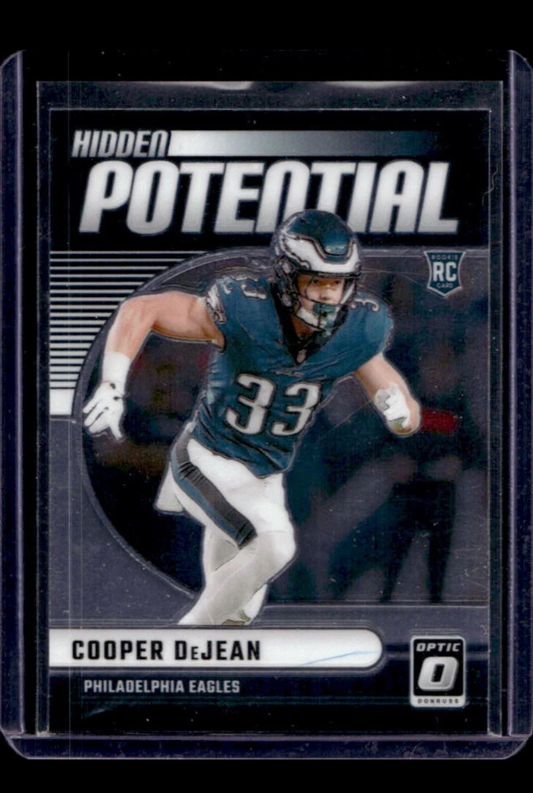 2024 Donruss Optic Cooper DeJean Hidden Potential RC Rookie #11 Eagles
