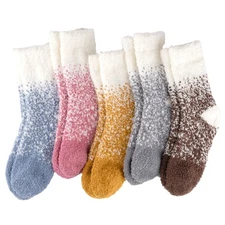 Fuzzy Socks for Women Cozy Fluffy Socks Soft Warm Comfy Winter Slipper Socks ...