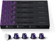 Nespresso Original Coffee Pods Arpeggio Coffee 5 x 10 Pods Intensity 9 - 50 Pods