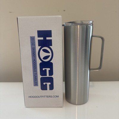 20oz  STAINLEES STEEL  SKINNY TUMBLER W/ HANDLE SLIDING LID
