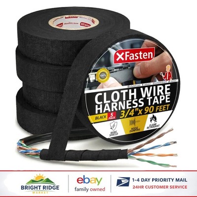 Heavy-Duty Electrical Tape 3/4-Inch x 90-Feet for High-Temperature Applications
