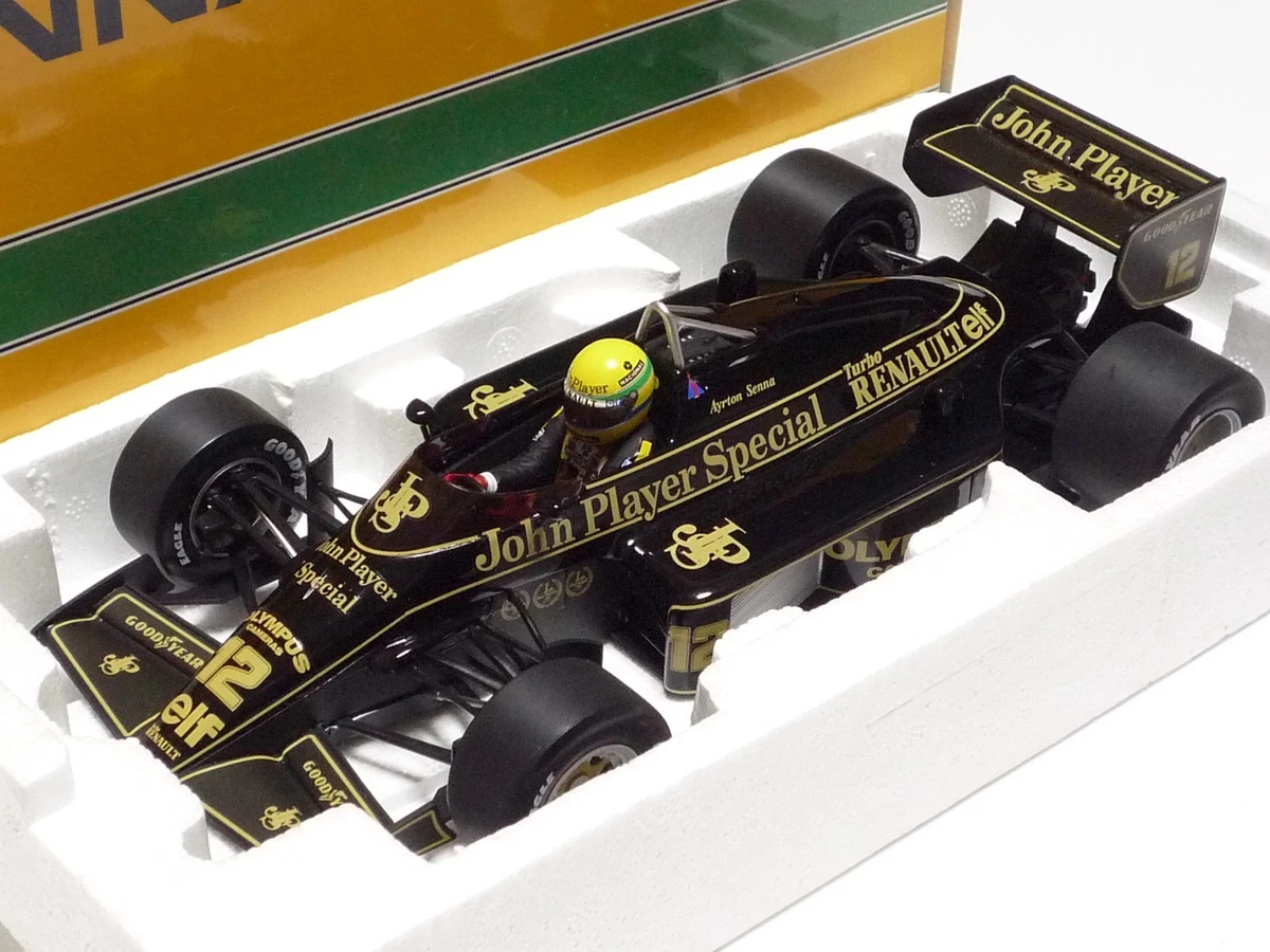 Ayrton Senna 1:18 Scale Diecast Racing Cars 1985 Vehicle Year for