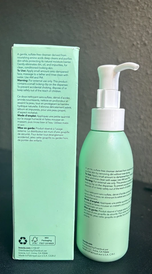 Gel de Limpeza Purificante Boscia 5oz 150ml Novo Selado EXP 05/2027 - Imagem 4 de 4