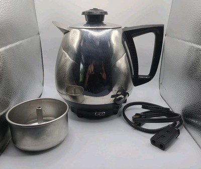 Vintage Saladmaster Jet-O-Matic Model 10 Elec. Percolator Coffee/Tea Maker Works