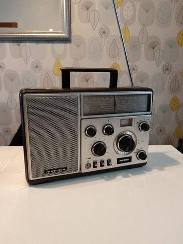 Minerva RS800 6 Band FM LW MW 3x SW Transistor RADIO MAINS BATTERY 197OS VINTAGE