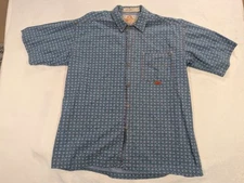 Vintage Quicksilver Button Shirt Salt Water Denim 90s Surf Skate Snow Beach USA