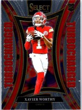 2024 Panini Select Turbocharged #14 Xavier Worthy Kansas City Chiefs