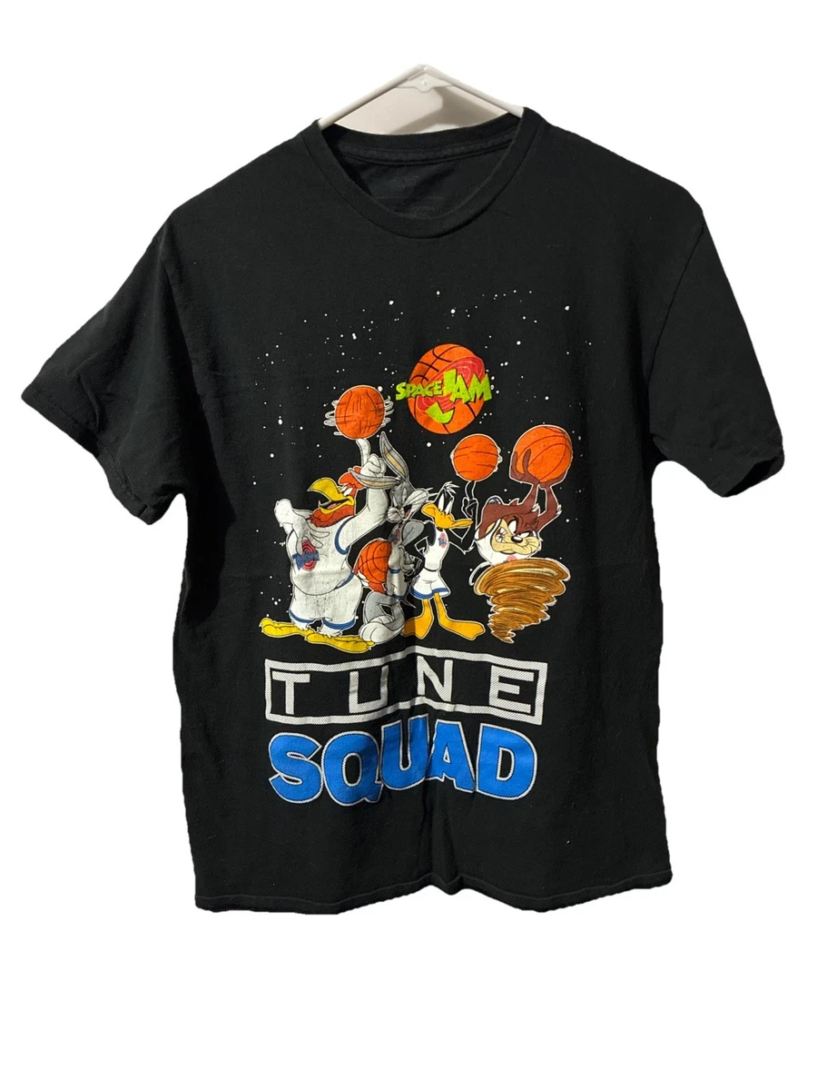 T-shirt Space Jam Looney Tunes – Homme 2XL Noir – Occasion Très Bon état